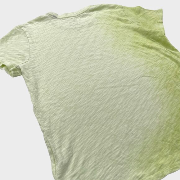 ATM Anthony Thomas Melillo T Shirt Womens Small Ombre Fade Slub Green - Picture 9 of 12
